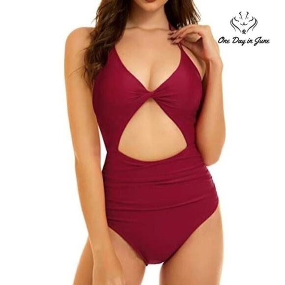 Peddney Cutout Monokini One Piece Swimsuit Size XXL - Picture 1 of 4
